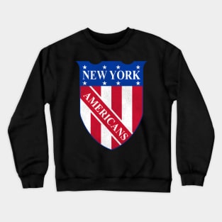 New York Americans Hockey Team Crewneck Sweatshirt